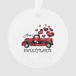 Nana Sweethearts Truck Mike Vivian Lily Christian Ornament