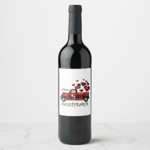 Nana Sweethearts Truck Mike Vivian Lily Christian Wine Label