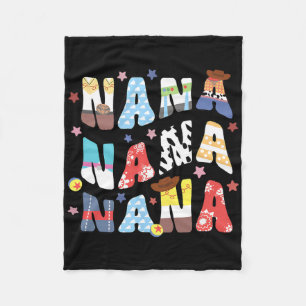 Nana Toy Funny Story Grandma Grandpa Mothers Day F Fleece Blanket