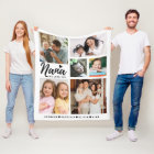 Nana We Love You Grandkids Names Photo Collage