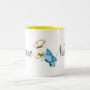 Nana with Butterflies T- Mug