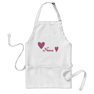 Nana with Hearts Standard Apron