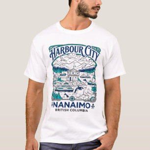 Nanaimo Harbour City British Columbia Canada Coast T-Shirt