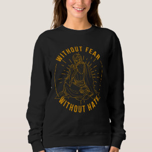 Nanak sikh khanda Sikhism spiritual Buddhist Khals Sweatshirt