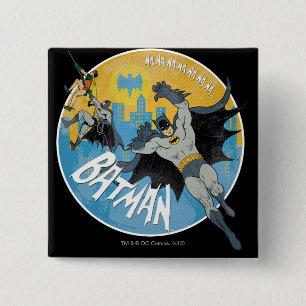 NANANANANANA Batman Icon 15 Cm Square Badge