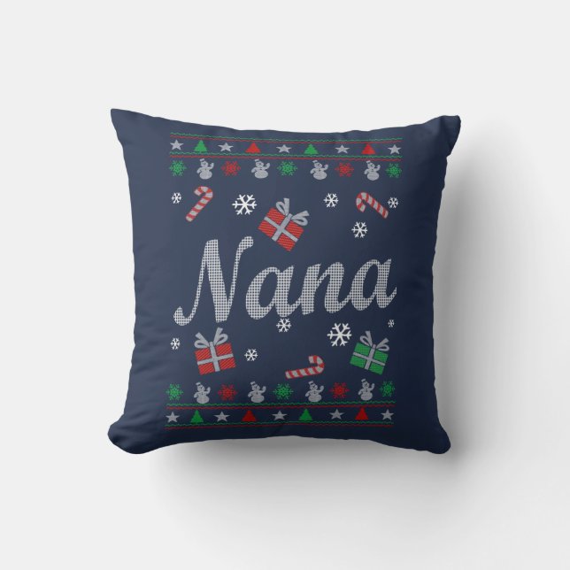 Nana's Christmas Cushion (Front)