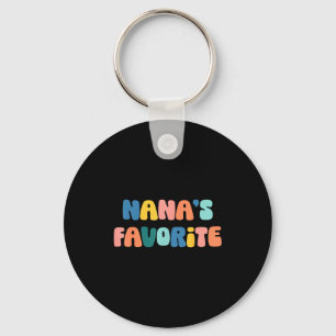 Nana's Favorite Mother's Day Grandma Key Ring