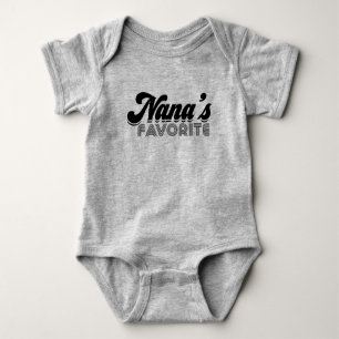 Nana's Favourite Baby Bodysuit