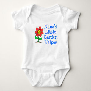 Nana's Garden Helper Baby Bodysuit