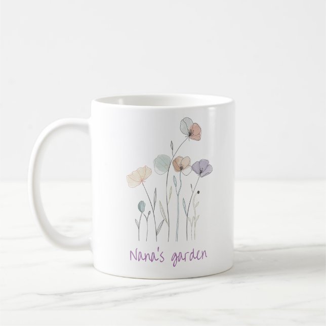 Nana's garden mug (Left)