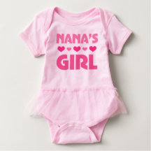 Nana's Girl baby bear granddaughter girls Tutu Tee
