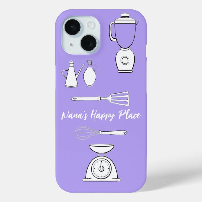 'Nana's Happy Place'  Case-Mate iPhone Case (Back)