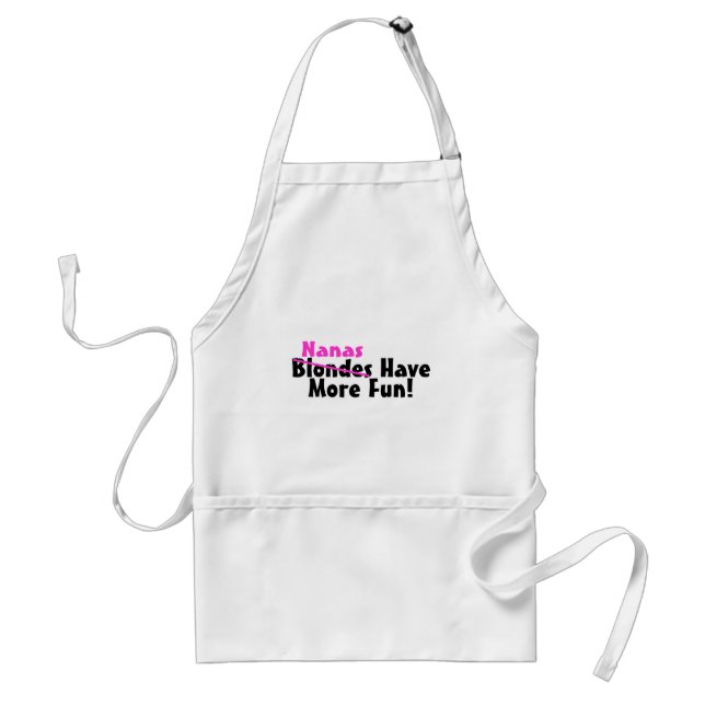 Nanas Have More Fun Pink Standard Apron (Front)