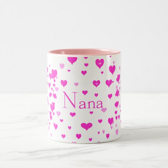 Nana's Hearts around me Mug (Center)