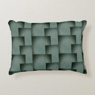 Nana's Hearts  (Black & Gray) Decorative Cushion