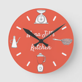 'Nana's Kitchen Wall Clock