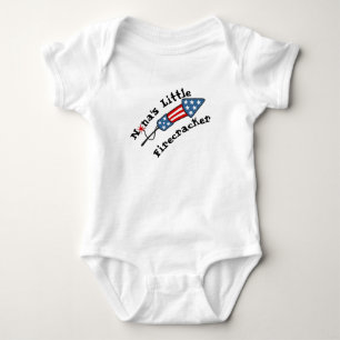 Nana's Little Firecracker  Baby Bodysuit