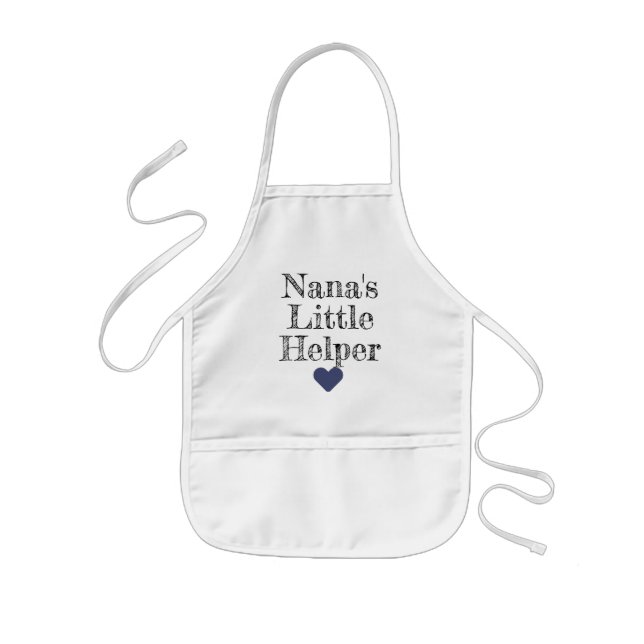 Nana's Little Helper Grandkids Kids' Apron (Front)