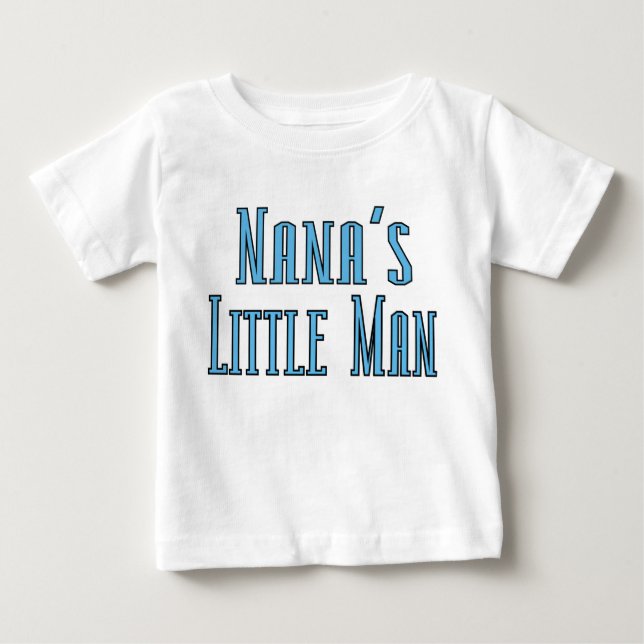 Nanas little man baby T-Shirt (Front)