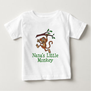 Nana's Little Monkey Baby T-Shirt