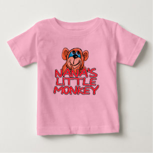 Nana's Little Monkey Baby T-Shirt