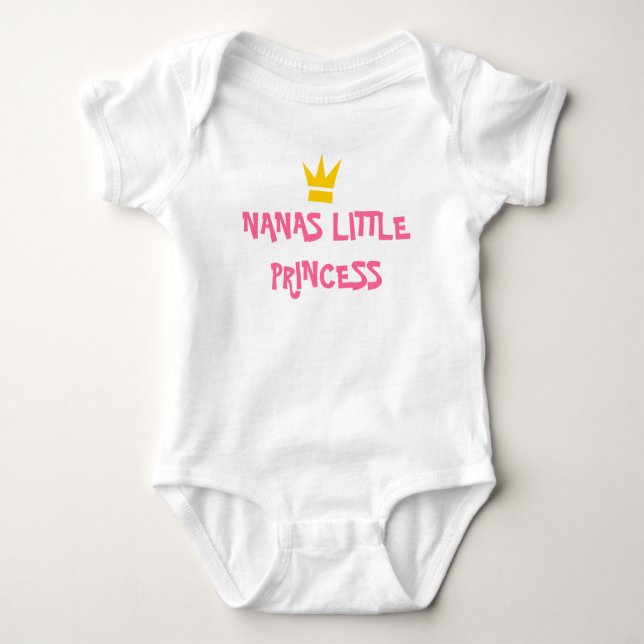 NANAS LITTLE PRINCESS ONEPIECE BABY BODYSUIT (Front)