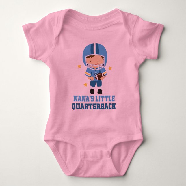 Nanas Little Quarterback Baby Bodysuit (Front)