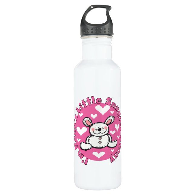 Nana's Little Snuggle Bunny 710 Ml Water Bottle (Front)