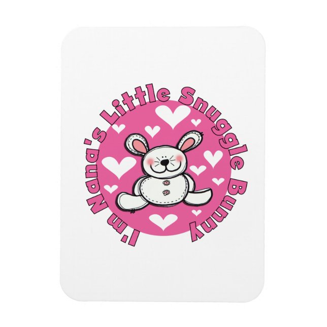 Nana's Little Snuggle Bunny Magnet (Vertical)