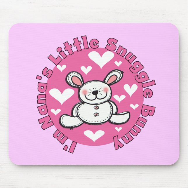 Nana's Little Snuggle Bunny Mouse Pad (Front)