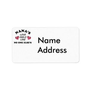 Nana's Love Label