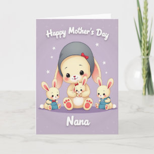 Nanas Loving Day Bunny Card
