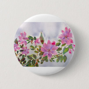 Nana's Roses 6 Cm Round Badge