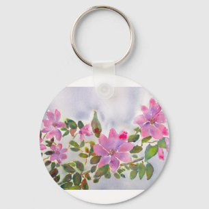 Nana's Roses Key Ring