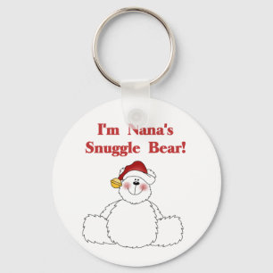 Nana's Snuggle Bear T-shirts and Gifts Key Ring