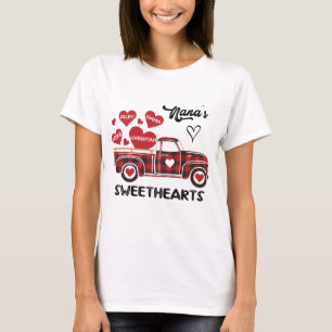 Nana's Sweethearts Truck Personalised Grandma T-Shirt
