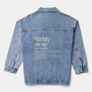Nanay Filipino Mum  Denim Jacket