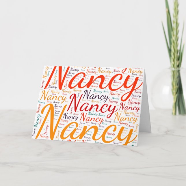 Nancy Card (Front)