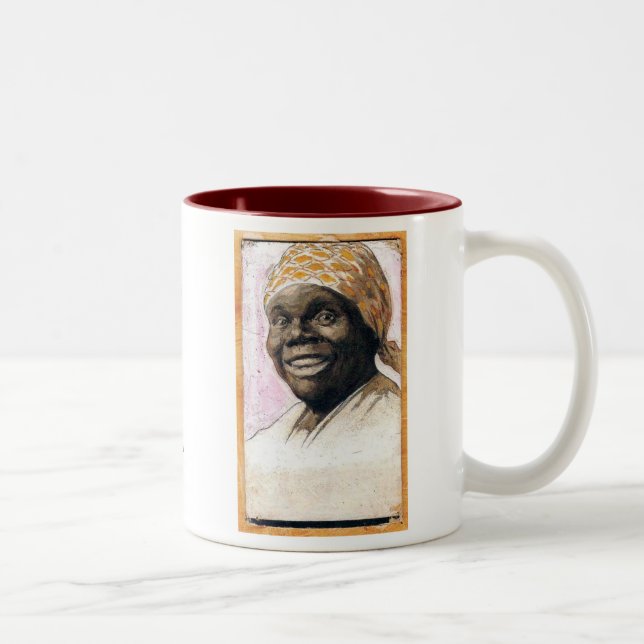 Nancy Green Aunt Jemima Two-Tone Coffee Mug (Right)