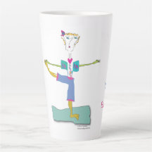 'Nancy Loo' Yoga Latte Mug