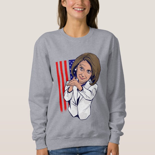 Nancy Pelosi clapping meme Sweatshirt (Front)