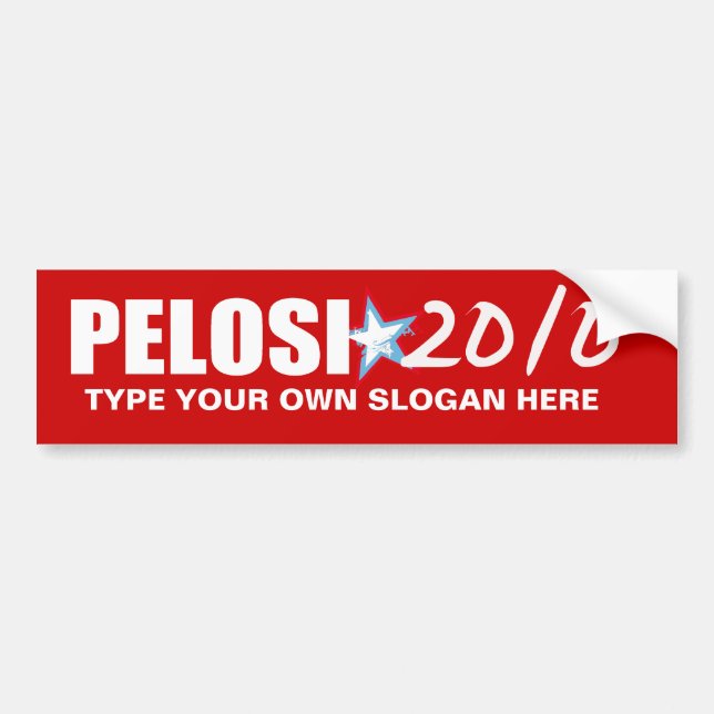 NANCY PELOSI Election Gear Bumper Sticker (Front)