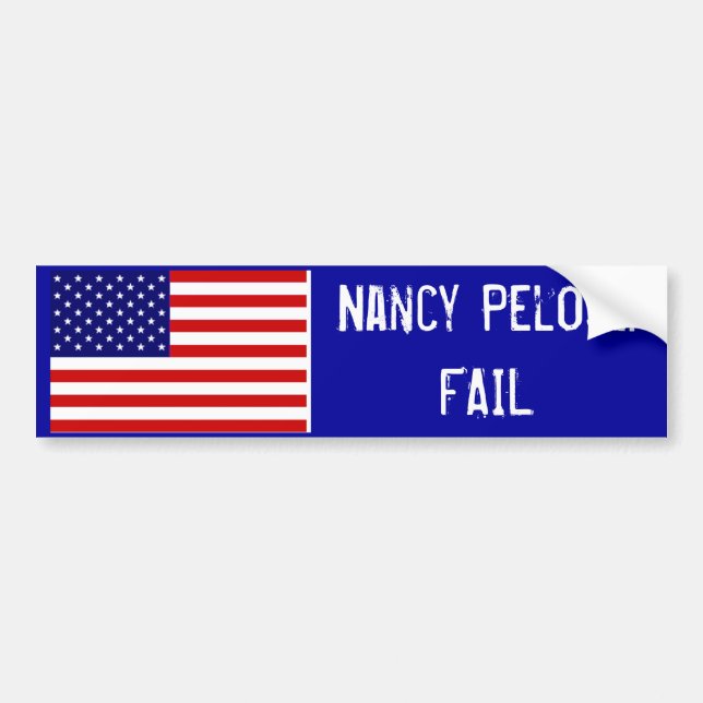 Nancy Pelosi: FAIL Bumper Sticker (Front)