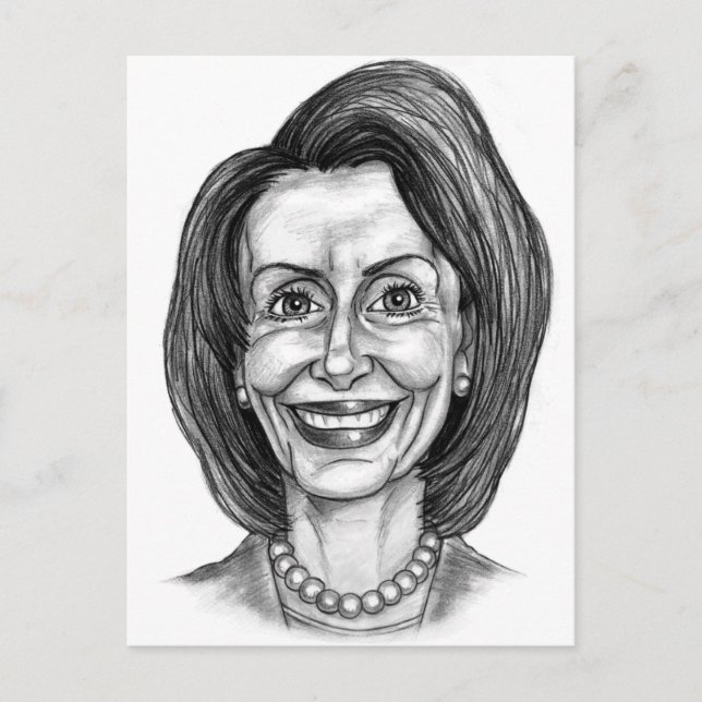 Nancy Pelosi Fan Club Postcard (Front)