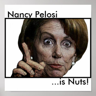 Nancy Pelosi , ...is Nuts! Poster