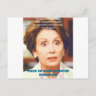 NANCY PELOSI- ONE STUPID PERSON POSTCARD