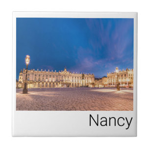 Nancy Place Stanislas Grand Est France Sunset Ceramic Tile