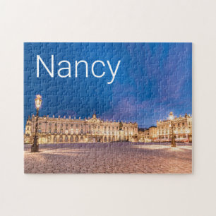 Nancy Place Stanislas Grand Est France Sunset Jigsaw Puzzle