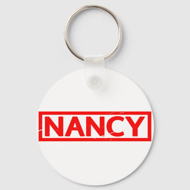 Nancy Stamp Key Ring (Front)