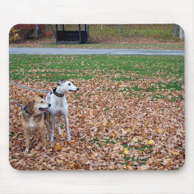 Nancy & Wimsey (1) mousepad, horizontal Mouse Pad (Front)